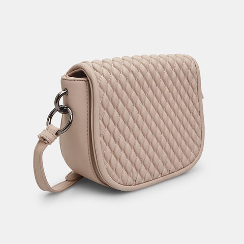 Bolso de mujer bandolera acolchado, Taupe Bolso de mujer bandolera acolchado, Taupe